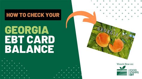 Ga ebt card balance. Things To Know About Ga ebt card balance. 